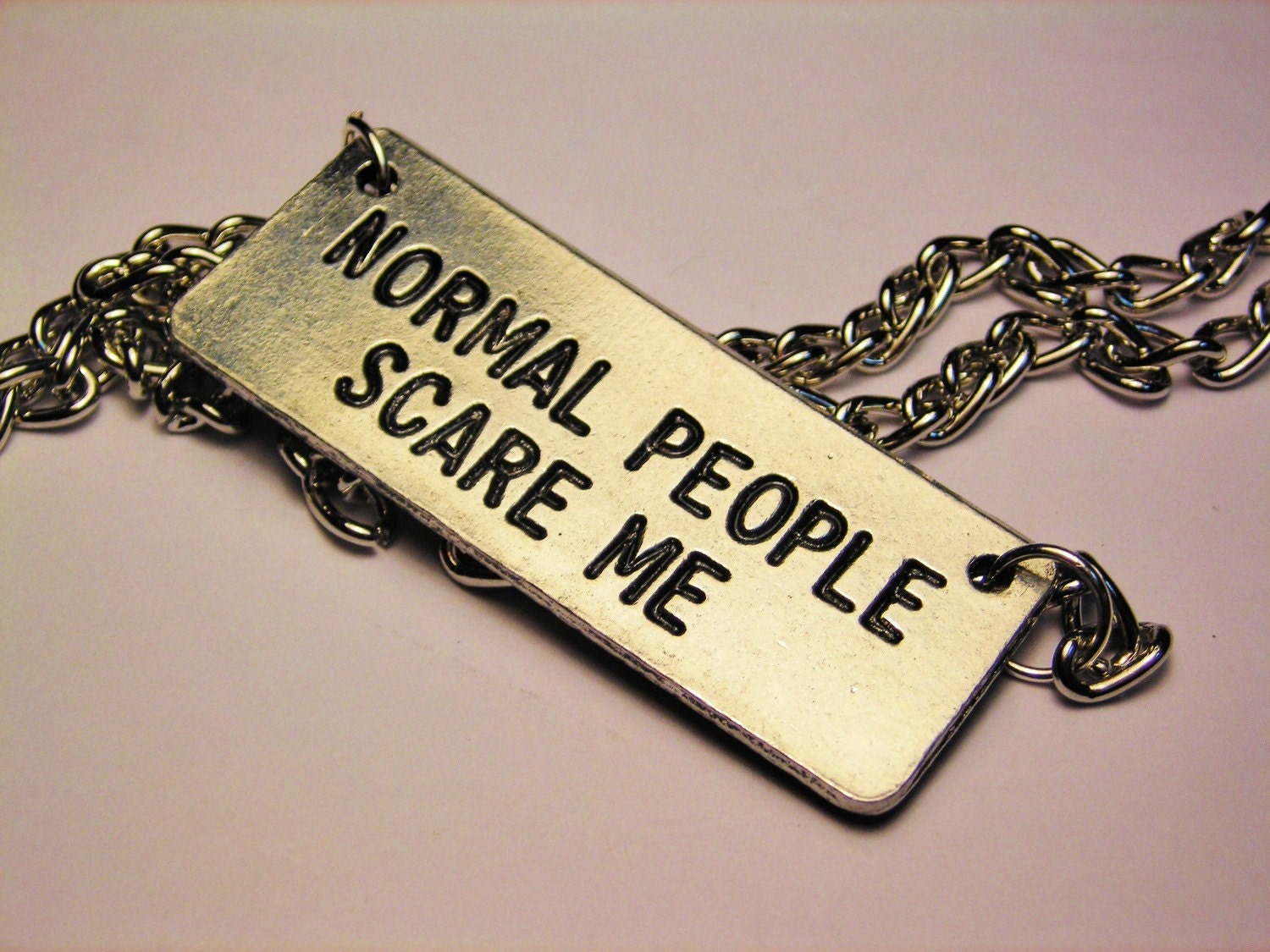 Normal People Scare Me Necklace FREE SHIPPING