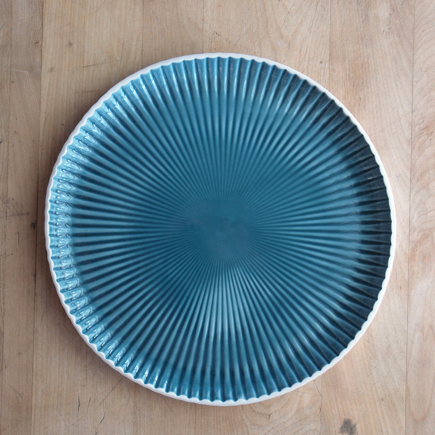Teal platter