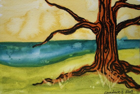 seafarer - original painting - matted