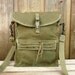 Vintage French Military Mini Messenger Bag - Just plain cool. LAST ONE.