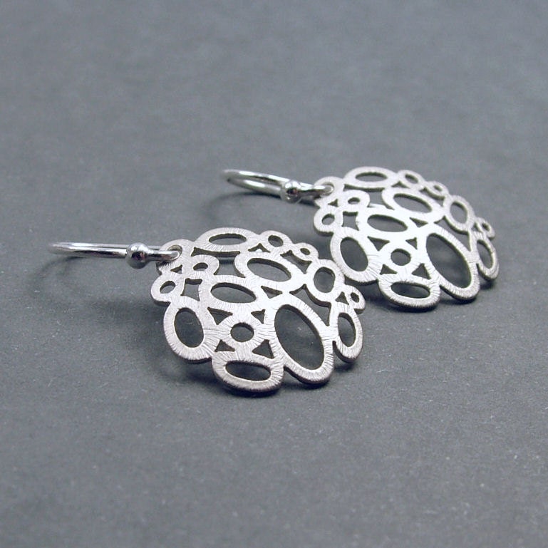 Silver Bubbles Earrings