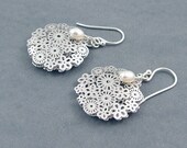 Lace Flower Earrings