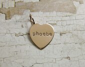 Valentine's Day 14k Gold Heart Pendant