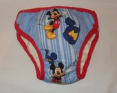 Training pants made from Mickey  fabric