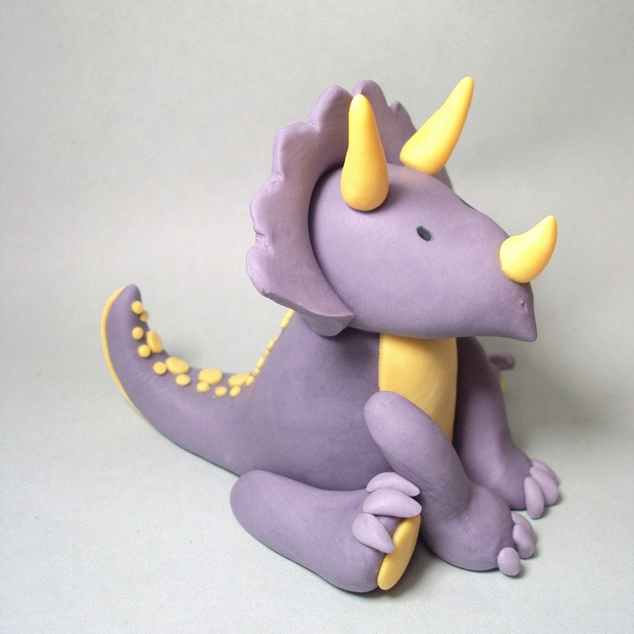 Triceratops Cake Topper for Dinosaur Birthday Parties and other events Il_570xn