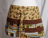 Half Apron, herbs mixed with polka dots