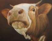 Sam Dolman Cow Animal Limited Edition Print