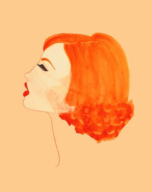 PRINT / Red lips / 5x7