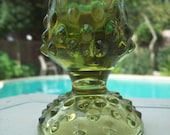 Vintage Fenton French Hobnail Glass Vase