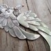 silver wings pendant, petite: black bird singing in the dead of night