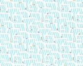 Patty Sloniger for Michael Miller, Backyard Baby Collection, Ant Maze in Aqua - 1 yard listing
