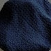 baby blanket afghan crochet knit lion brand homespun yarn toddler COLONIAL dark blue ultra soft made in the USA