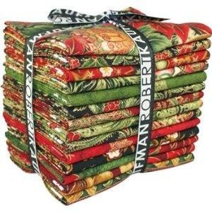 Holiday Flourish - Evergreen Colorstory - Fat Quarter Bundle