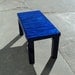 Contemporary Coffee Table - Blueberry Blue