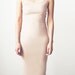 Lace Column Dress (L) Black
