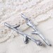 Twig Bobby Pins in Antique Pewter as Seen in RealSimple Magazine by Woodland Belle