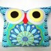 Last one SALE/ Polyfil Stuffed flower heart owl pillow/Ready to ship