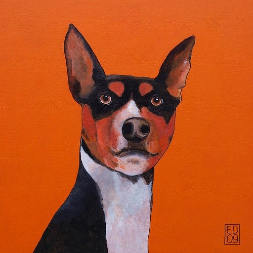 106 MILO - signed and numbered piezo print 14 x 14 cm / 5.5 x 5.5 inch