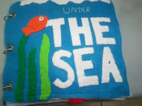 Under the Sea... Ocean Animal Counting Felt Quiet Book