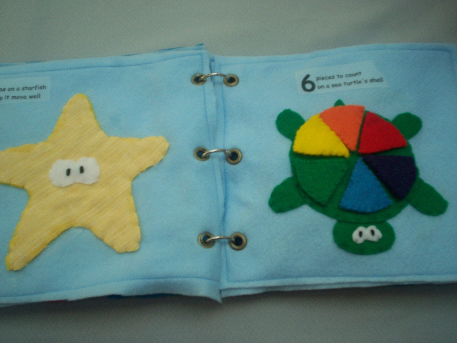 Under the Sea... Ocean Animal Counting Felt Quiet Book