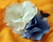 Something Blue Corsage, Brooch Pin, Comb, Hair Piece, Sash
