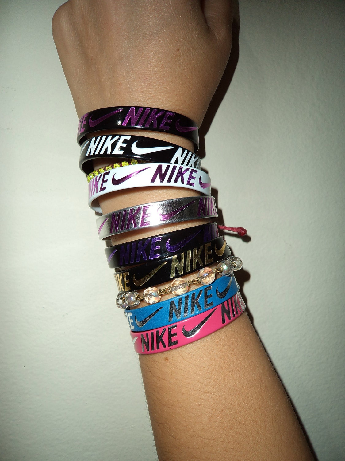 LAST ONE nike icon snap bracelet