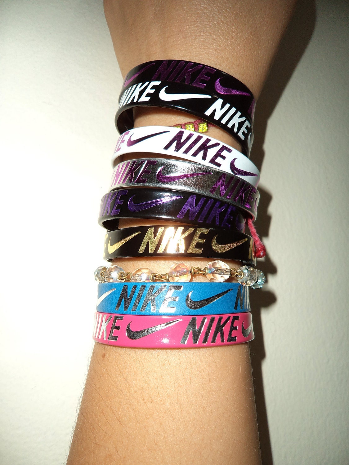 LAST ONE nike icon snap bracelet