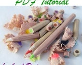 Polymer clay Colored pencils Tutorial , eBook ,PDF