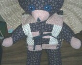 Blue Bear with Vest