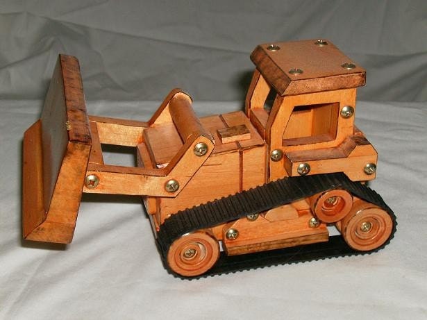 Wooden Bulldoser