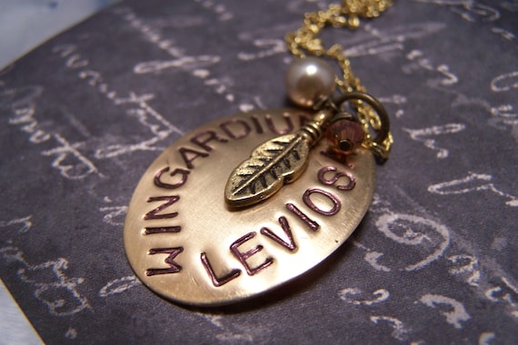 Harry Potter Necklace...Wingardium Leviosa