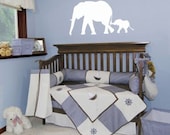 Elephants vinyl wall decal art