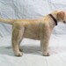 Needle Felted Wool Animal, Yellow Lab, Black Lab