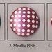 Assorted Colored POLKA DOTS - Dresser Drawer Knobs Pulls YOU PICK THE COLORS and THE NUMBER YOU NEED