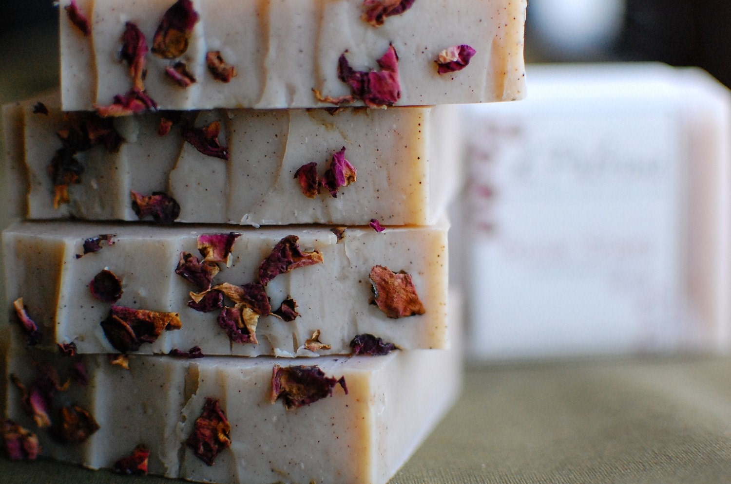 Rose Shea Soap- Organic Rose Hip with Shea Butter 5oz