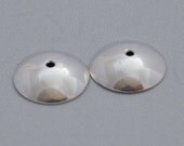 Handmade Sterling Silver Bead Cap, 12mm, 1 Pair (2 Caps), FHFTeam Y3, SRA
