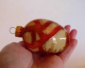 Hand Painted Glass Egg