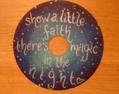 Bruce Springsteen "There's Magic In The Night" - Painted Record Wall Art