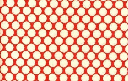Amy Butler Full Moon Polka Dot Cherry 1 yard cut, yardage available