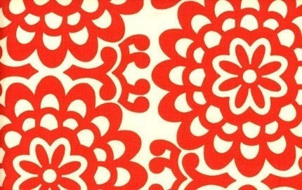 Amy Butler Fabric Wallflower Cherry 1 yard cut, yardage available