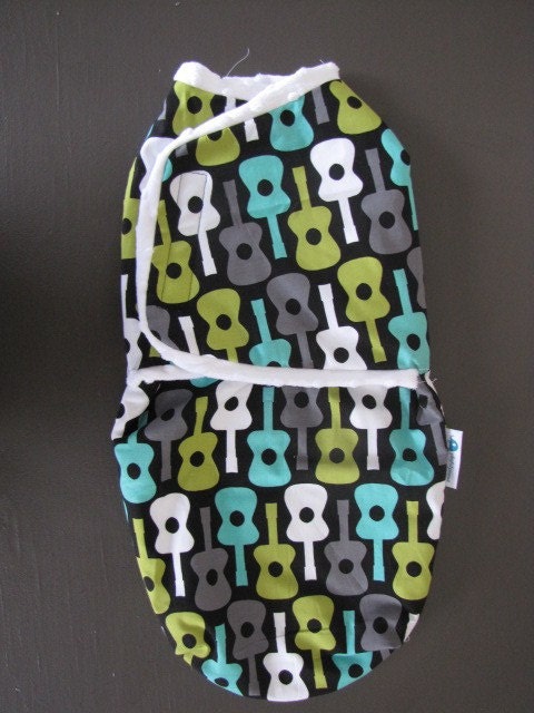 Swaddle Wrap - Groovy Guitar Lagoon