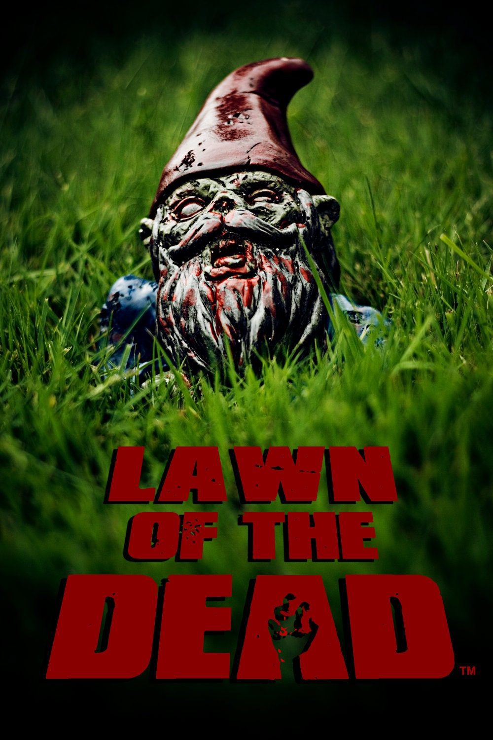 Zombie Gnome "LAWN of the DEAD" - POSTER