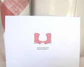 Cowboy Note Cards