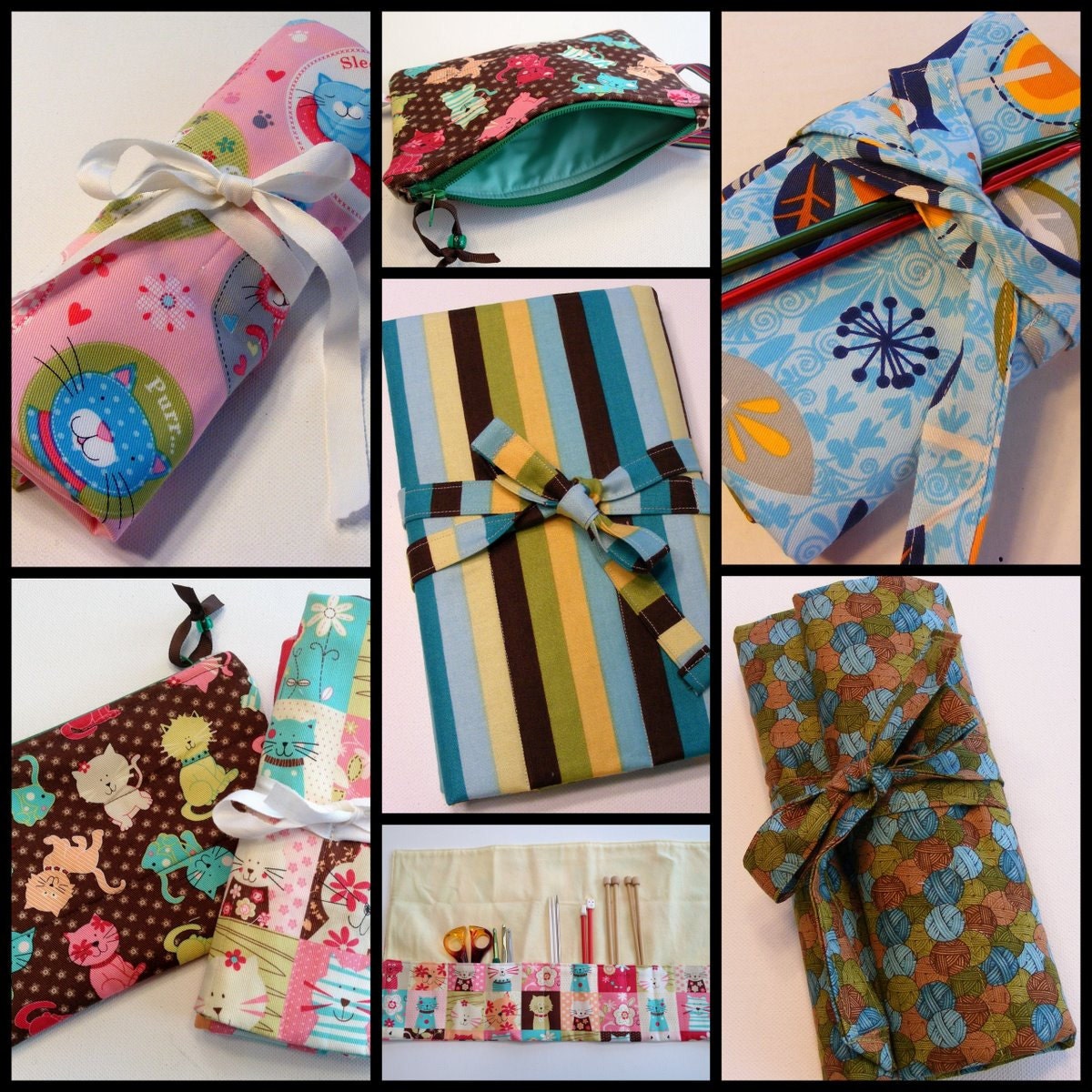 Gift for Crochet Lovers Made to Order  Hook Organizer, Crochet Roll Up Holder,