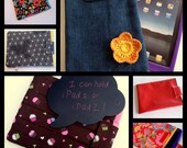 Padded Fabric Sleeve for ANY SIZE Tablet, Custom Made