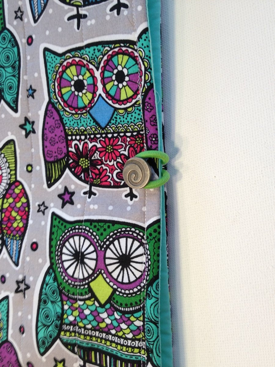 Owl Handmade Laptop sleeve, Unique Owl Lap top Case
