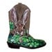 Sale - Handpainted Rabbits in Clover tan suede ankle boots - teens / girls / ladies - size 6M - Steve Madden Lasoo