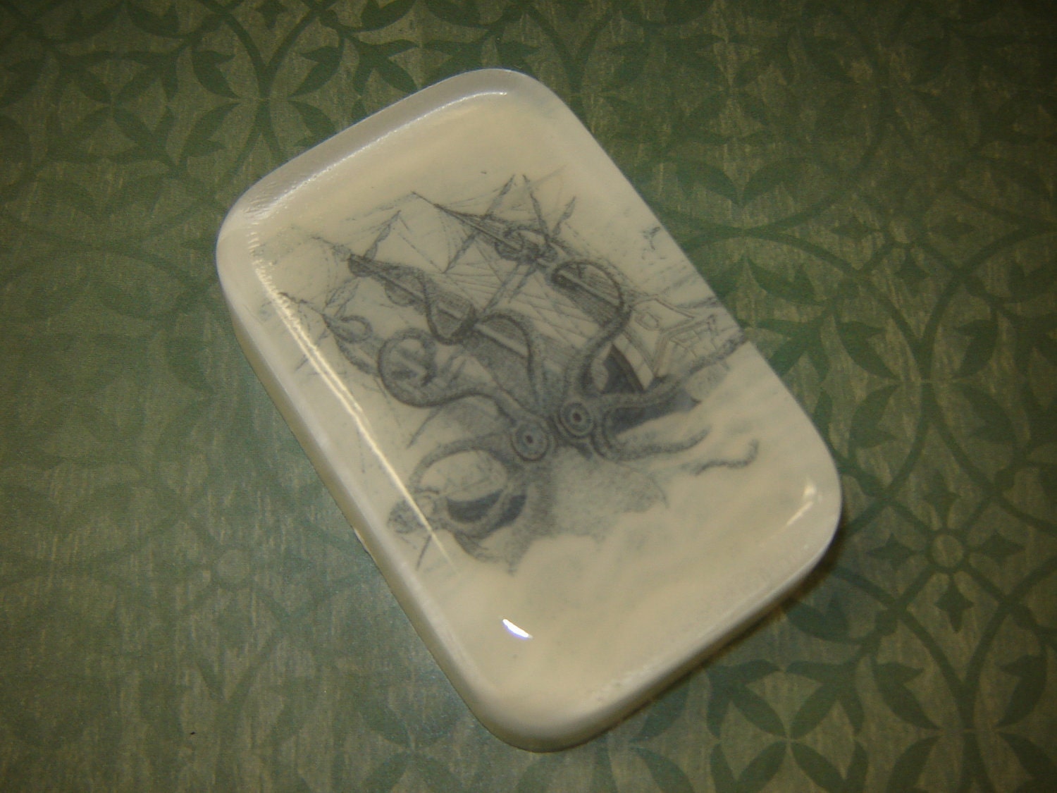 BEWARE THE KRAKEN Soap Bar, salty sea breezes, lemon verbena, green olive leaves & crashing waves, Prepare to be boarded.