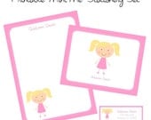Children's Stationery Set- 'Mini Me'  Printable PDF File