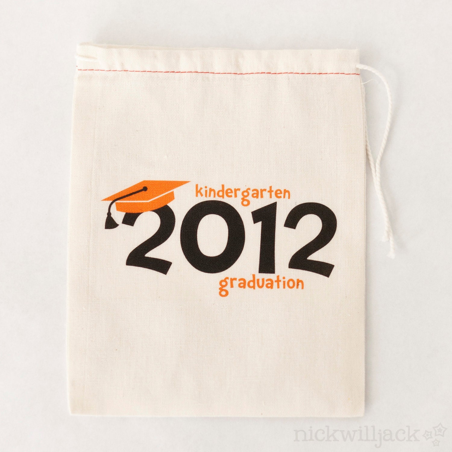 Kindergarten/Preschool Graduation Favor Bags- Set of 6